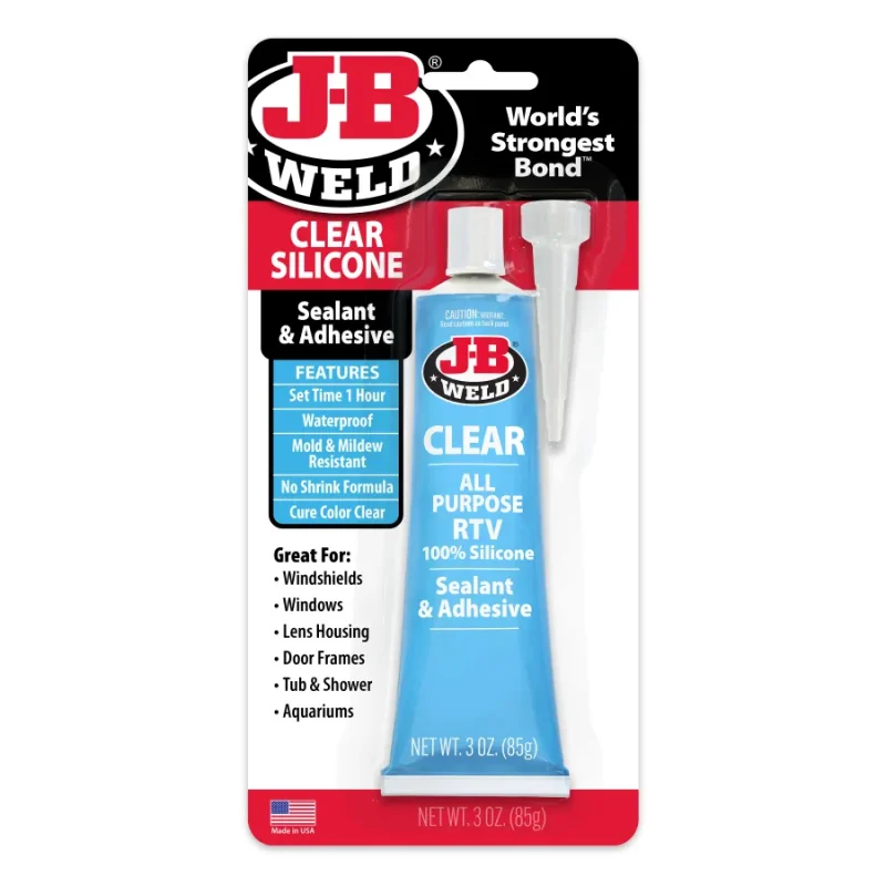Get JB Weld Clear RTV Silicone Sealant Adhesive in Dubai