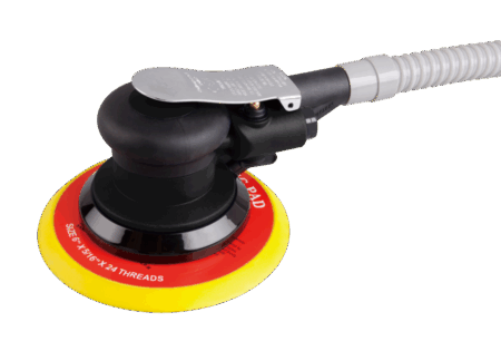 6″AIR RANDOM ORBITAL SANDER SELF-GENERATED VACUUM