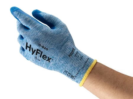 Ansell HyFlex&reg; 11-920 Highly durable liquid-repellent industrial gloves