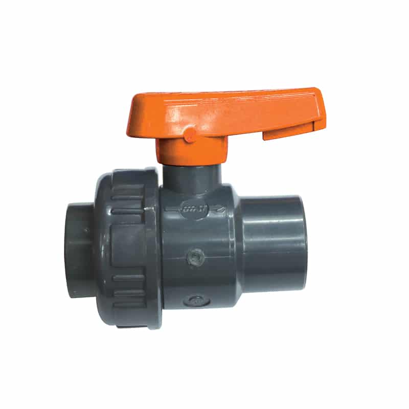 Ball Valve, Single Union, BSPP, Plastic